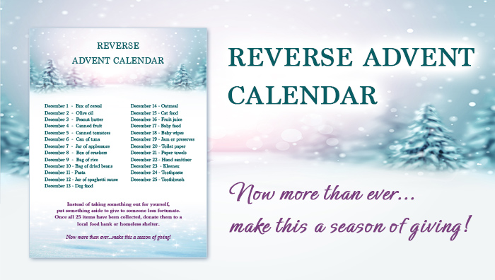 Aspire Reverse Advent Calendar